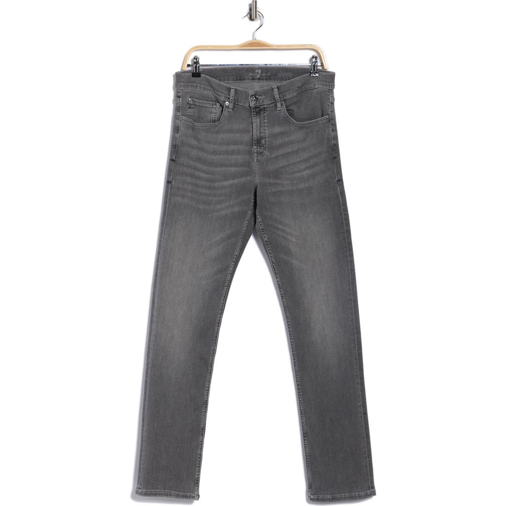 7 For All Mankind Paxtyn Skinny Leg Jeans In Gray