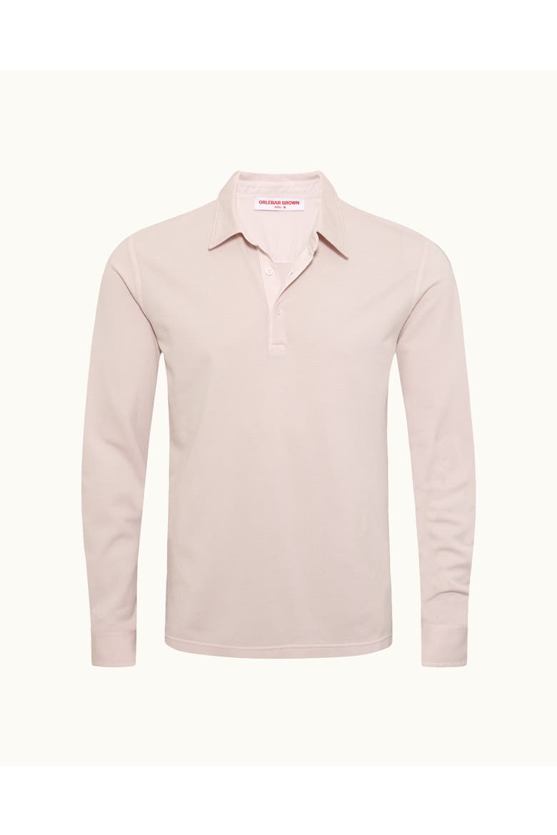 Garfield Classic Fit Garment Dye Jersey Polo Shirt, Alternate, color, Macaron Pink