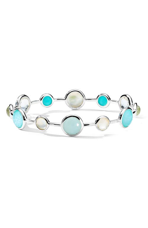 Ippolita Lollipop® Alternating 12-stone Bangle In Silver
