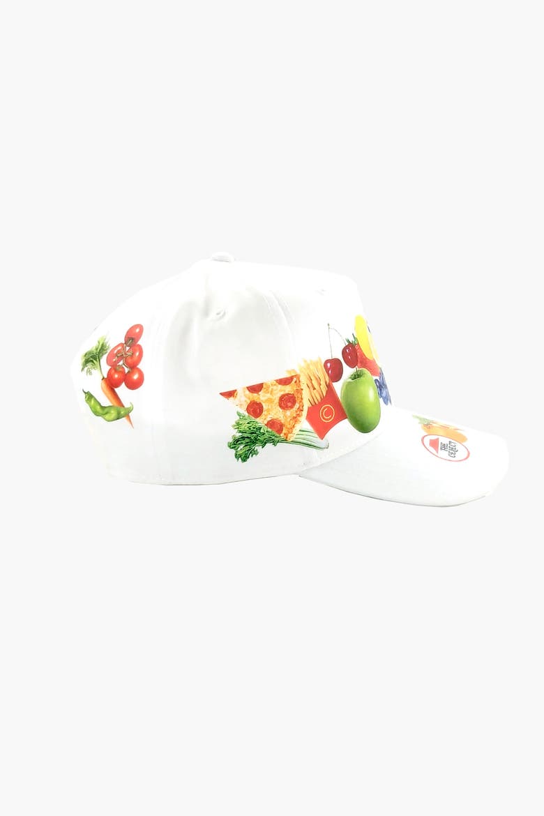 Faux Food Mid Profile Cap, Alternate, color, white