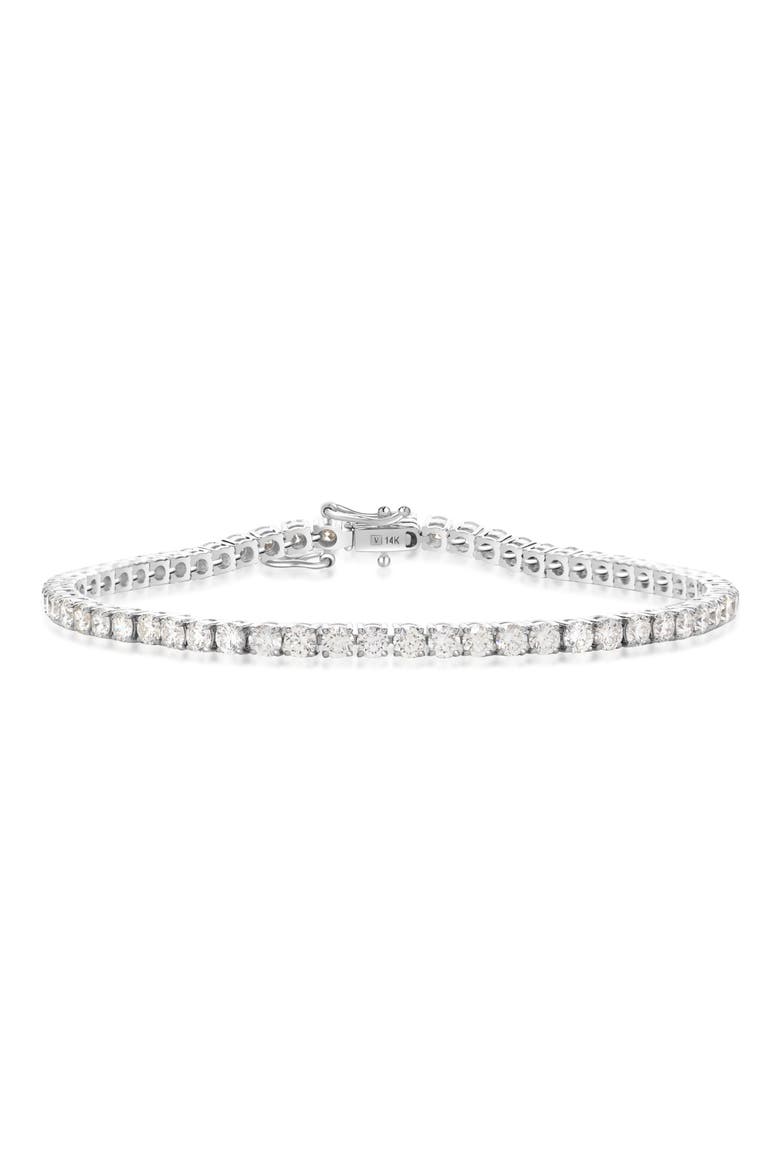 Diamond Tennis Bracelet, Main, color, 14K WHITE GOLD