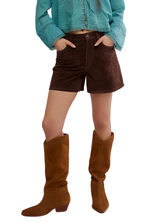 Tippi Faux Suede Shorts
