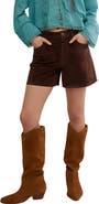Free People Tippi Faux Suede Shorts