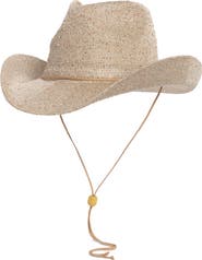 Vince Camuto Packable Shine Cowboy Hat