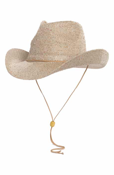 Vince Camuto Packable Shine Cowboy Hat