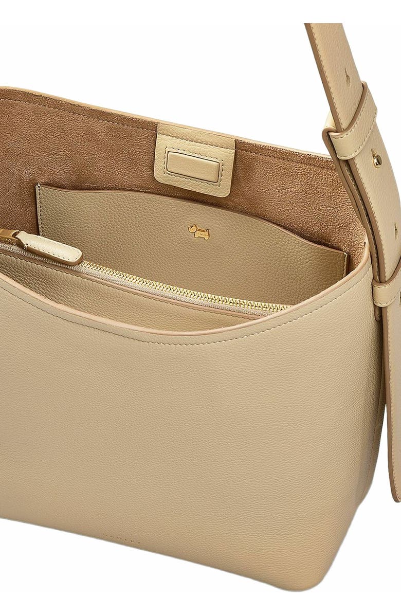 Radley Bathurst Mews Medium Ziptop Shoulder Bag, Alternate, color, Stone