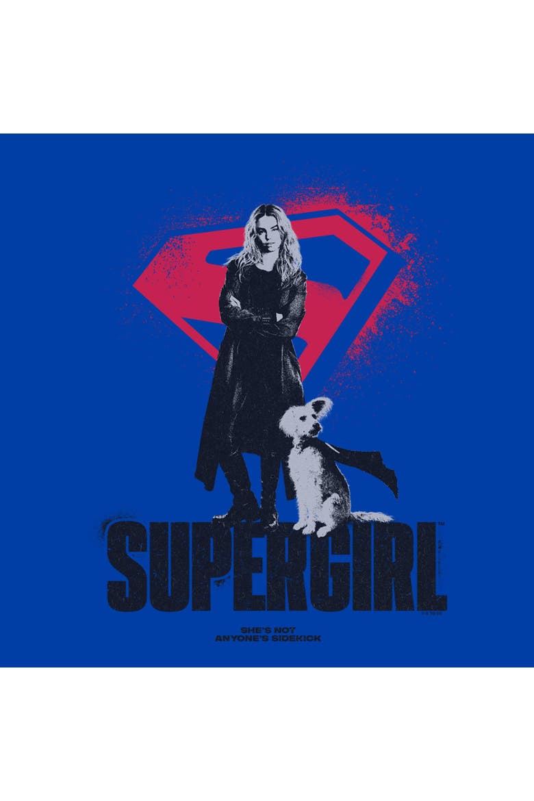 Men's Supergirl Kara And Krypto  Graphic T-Shirt, Alternate, color, Royal Blue