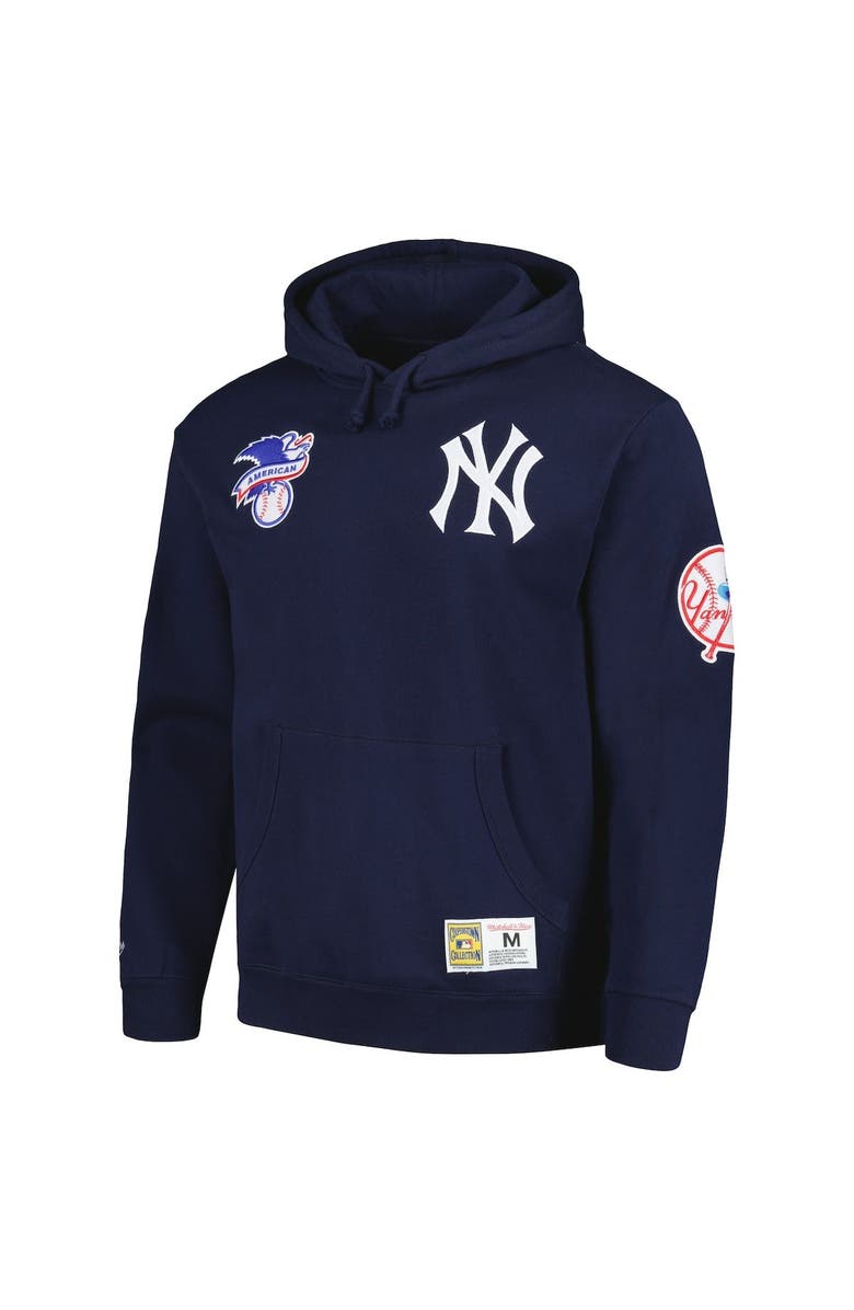 Mitchell & Ness Men's Mitchell & Ness Navy New York Yankees City Collection Pullover Hoodie, Alternate, color, 