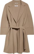 Max Mara Arona Double Face Virgin Wool Belted Coat