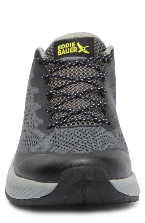 Eddie Bauer Primal Trail Sneaker In Grey/charcoal/lime