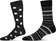 MeMoi Assorted 2-Pack Crew Socks