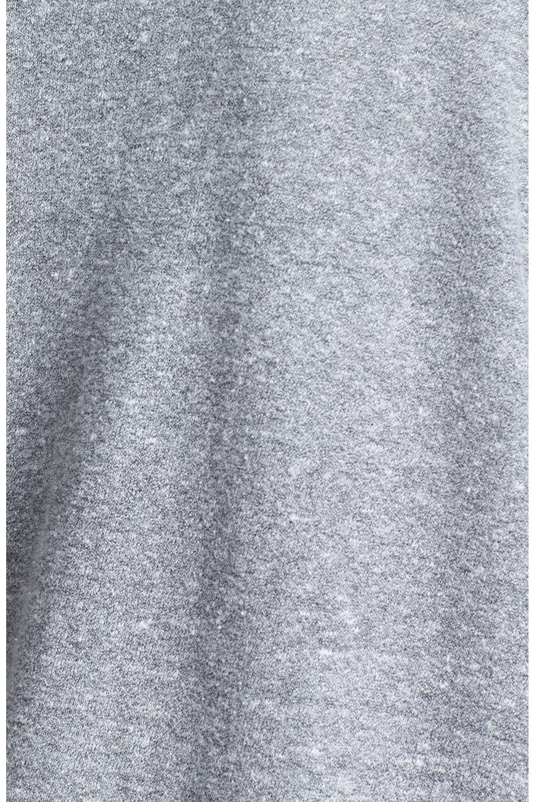 Heathered Slouchy Sweatshirt, Alternate, color, GREY