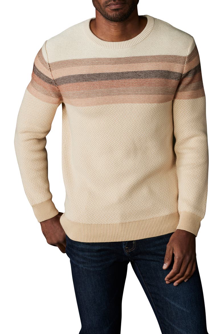 Stripe Ski Sweater, Main, color, IVORY MULTI