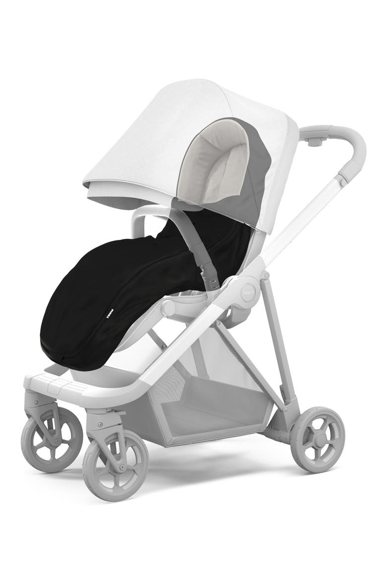 Stroller Footmuff, Alternate, color, BLACK