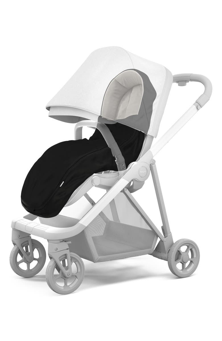Thule Stroller Footmuff, Alternate, color, Black