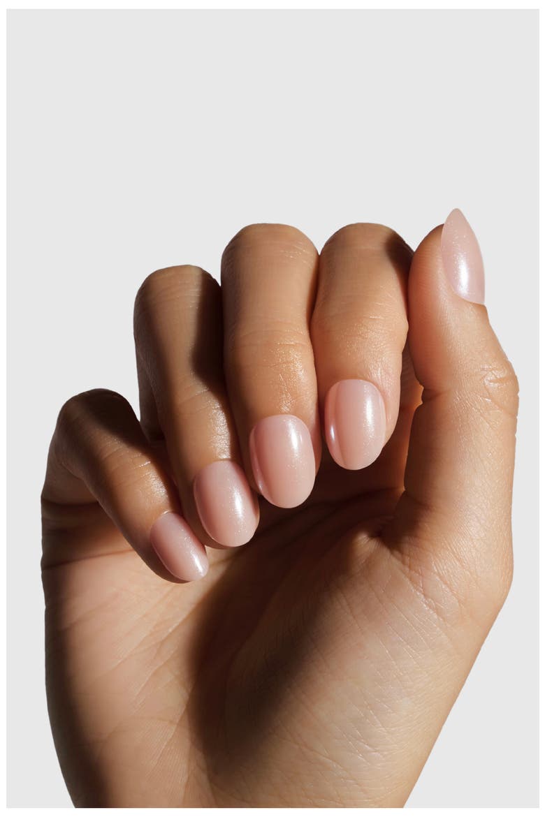 Extra Short Oval Press-On Nails, Alternate, color, BELLE