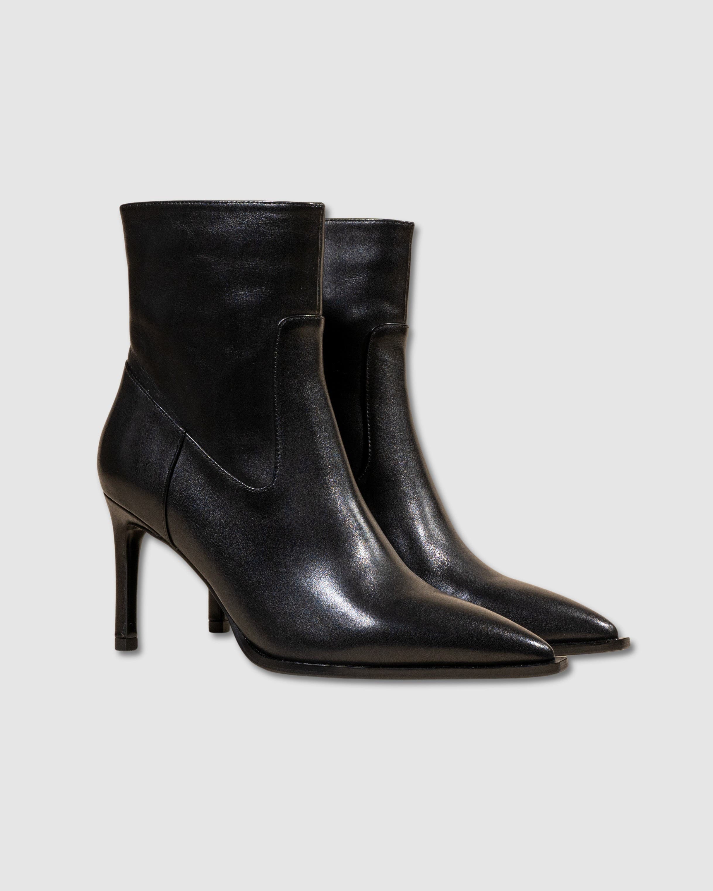 MI/MAI Georgia Pointed Toe Low Boots, Alternate, color, Black