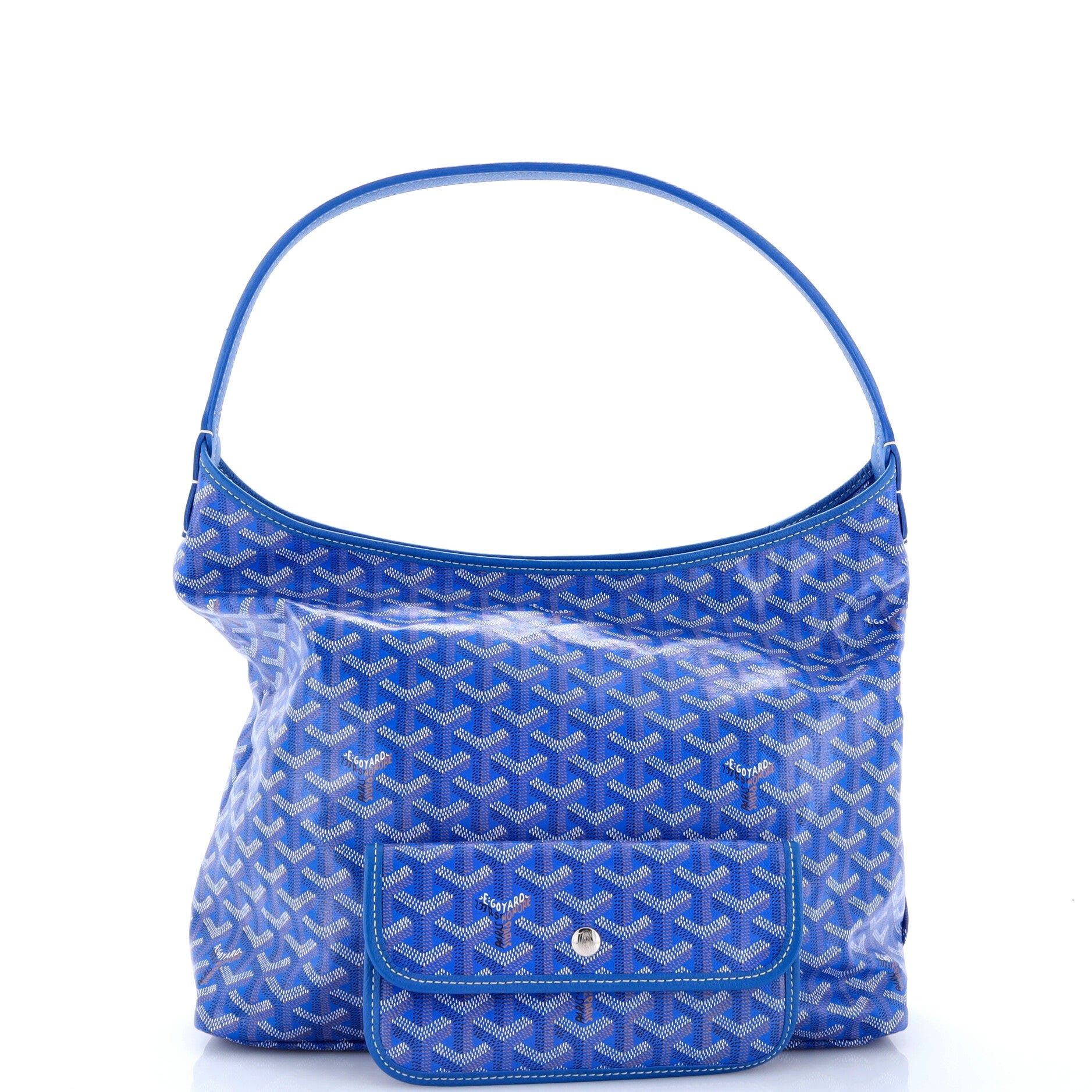 Boheme Hobo Coated Canvas, Alternate, color, Blue
