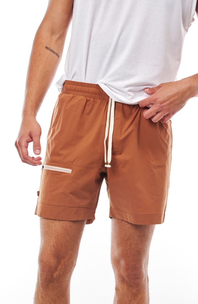 LEISURE LAB Ripstop Sport Short, Main, color, Cedar
