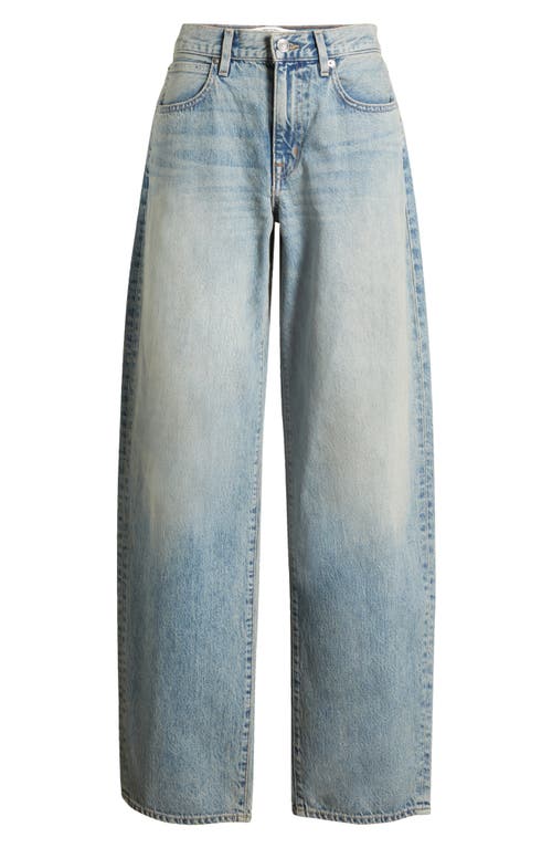 Shop Slvrlake Tess Low Rise Wide Leg Jeans In Discovery