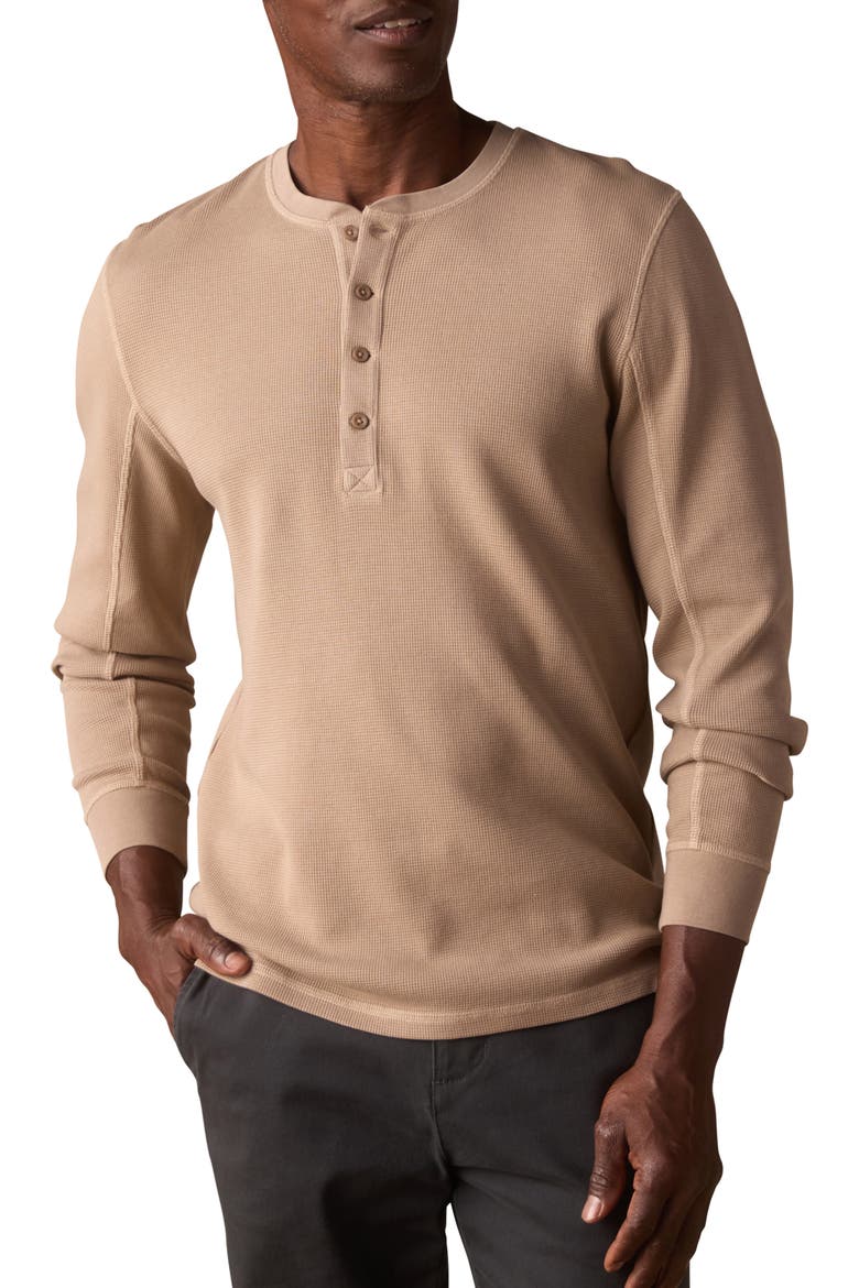 Vintage Thermal Mountain Henley, Main, color, MINK