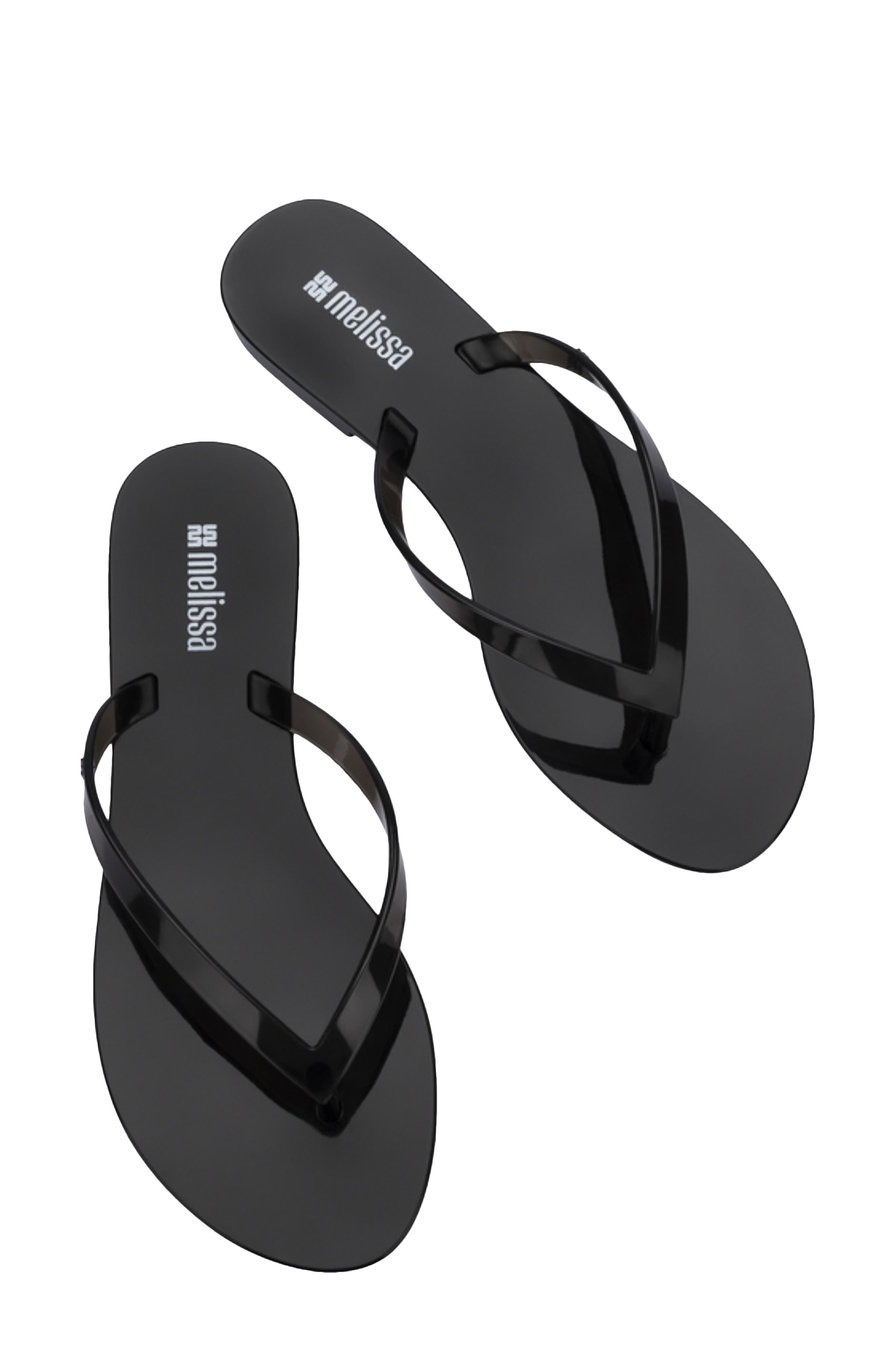 Harmonic Jelly Flip Flop, Alternate, color, CLEAR BLACK