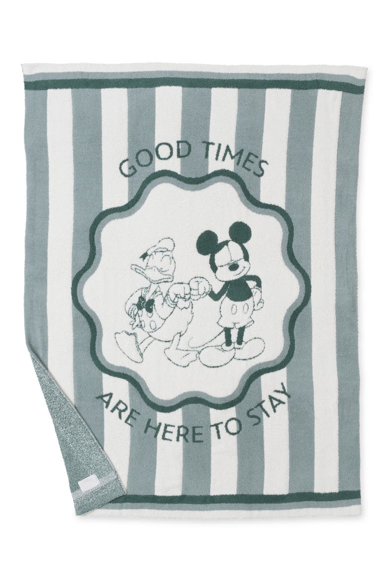 x Disney Mickey & Donald Stripe CozyChic® Stroller Blanket, Alternate, color, CREAM-PINECREST
