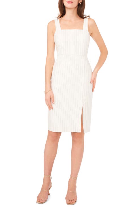 Square Neck Sheath Dress