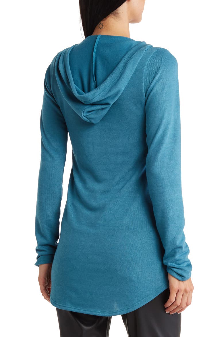Hooded Tunic Sweater, Alternate, color, SKYDIVER