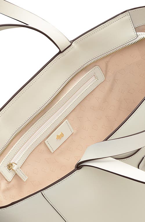 Radley Pockets Icon Zip Leather Tote Bag In Chalk
