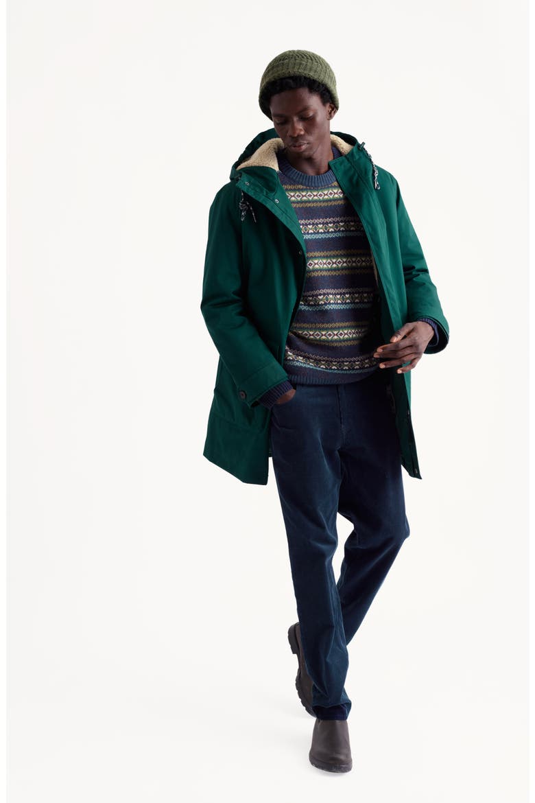 Tidesman Waterproof Cotton Coat, Alternate, color, THICKET