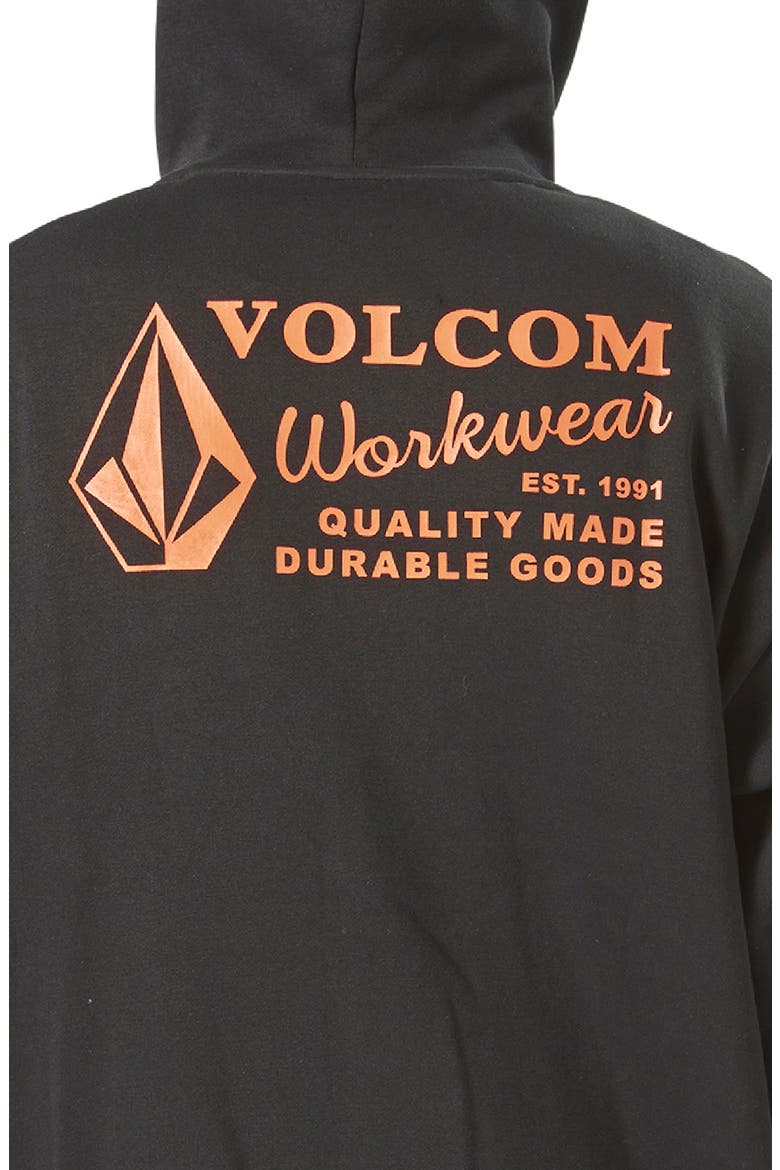 Workwear Logo Graphic Hoodie, Alternate, color, BLACK