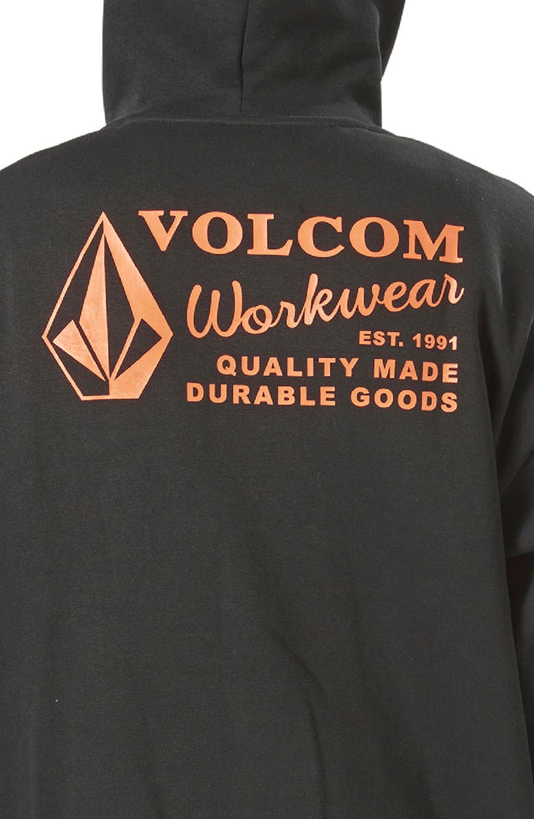 Volcom Workwear Logo Graphic Hoodie, Alternate, color, 