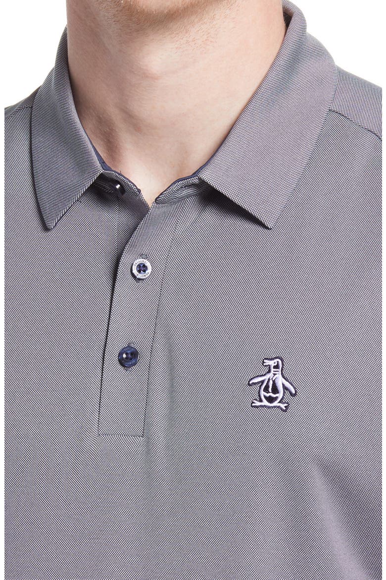 Original Penguin Oxford Golf Polo, Alternate, color, BLACK IRIS