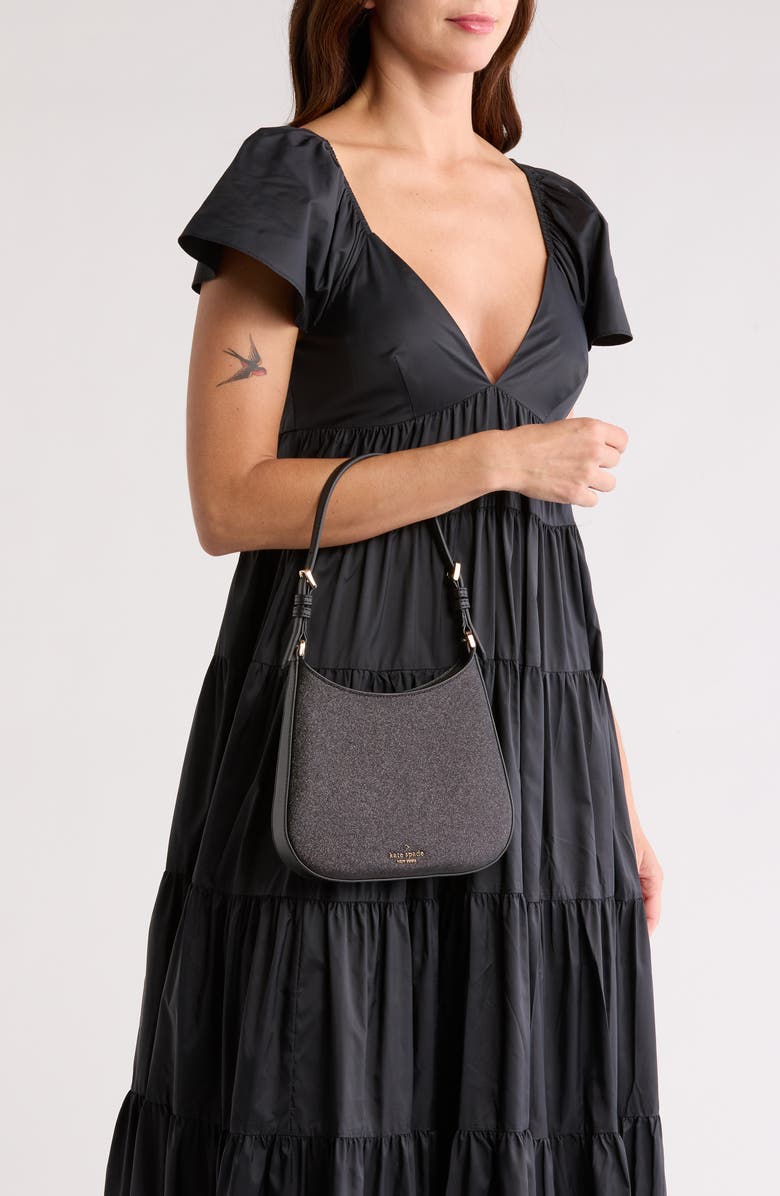 Kate Spade New York glimmer leather shoulder bag, Alternate, color,