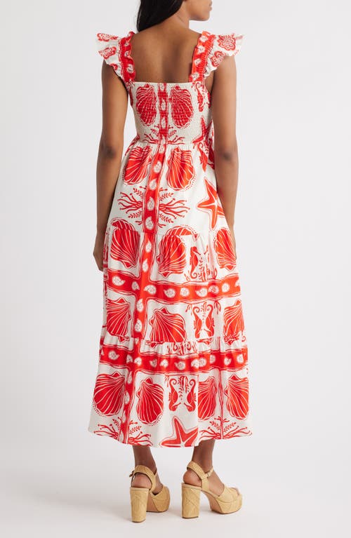 Moon River Ruffle Strap Maxi Dress