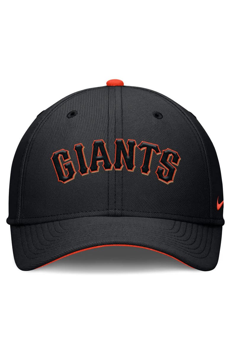 Nike Men's Nike Black San Francisco Giants Primetime Rise Dri-FIT Flex Hat, Alternate, color, Black