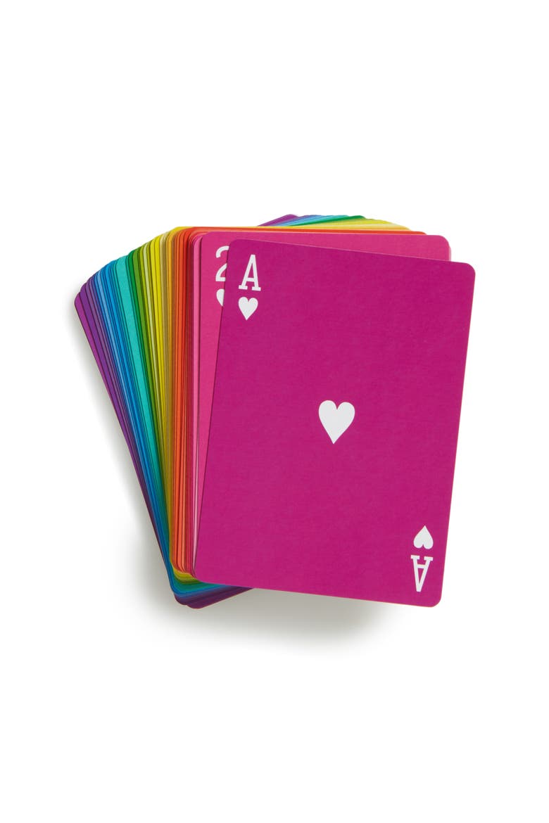 Design Store Rainbow Playing Cards, Main, color, NONE