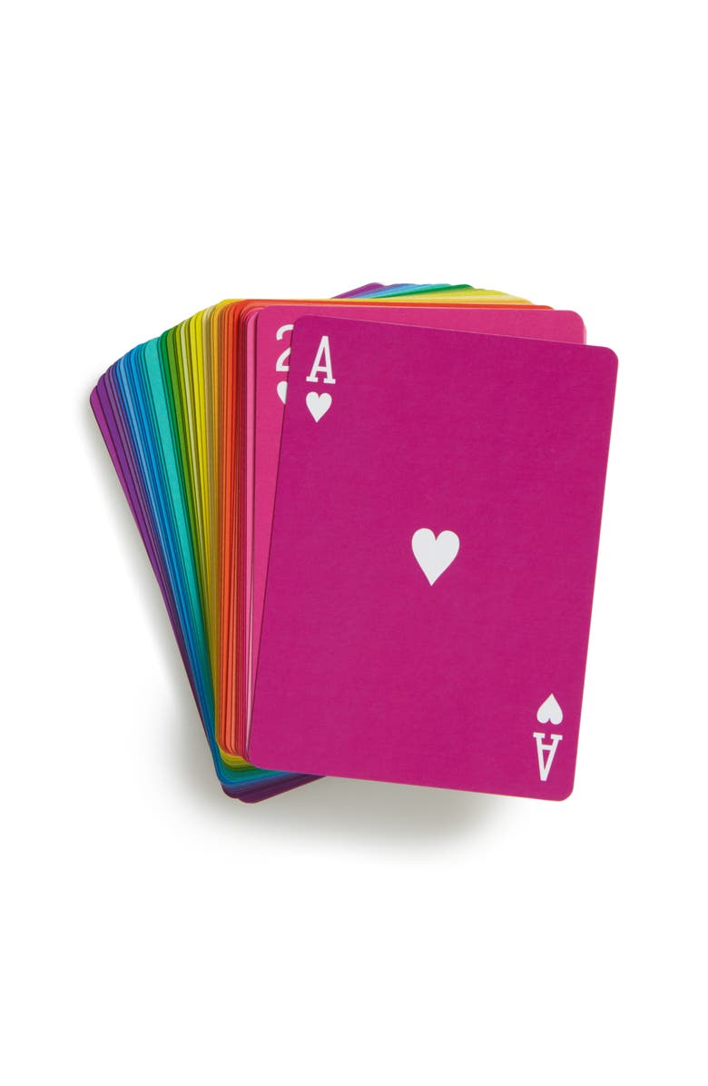 MoMA Design Store Rainbow Playing Cards, Main, color, 