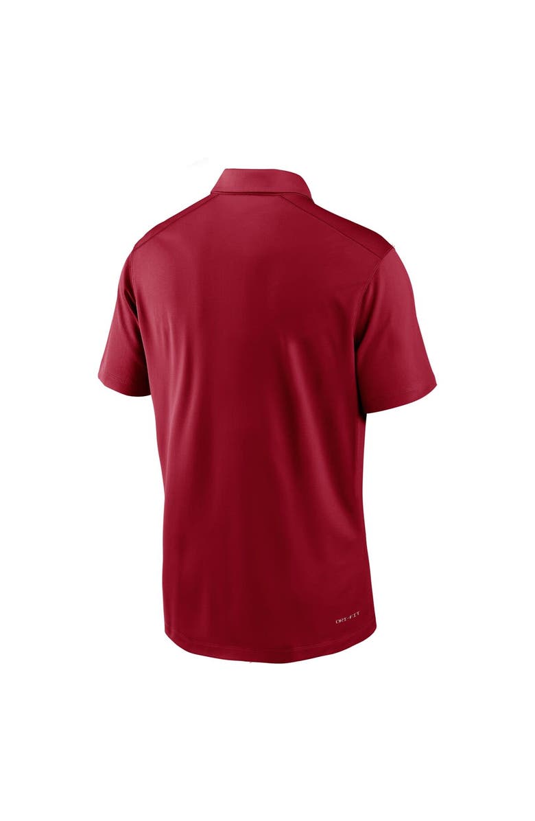 Nike Men's Nike Cardinal Iowa State Cyclones 2024 Sideline Victory Coaches Performance Polo, Alternate, color, 