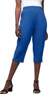 Jessica London Soft Ease Cotton Knit Capri