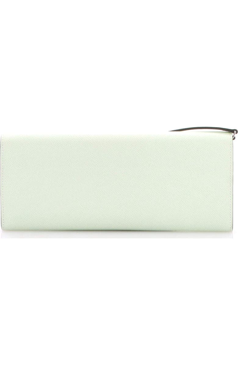 Pre-Owned Hermes Chaine d'Ancre To Go Wallet Epsom, Alternate, color, Vert Peppermint