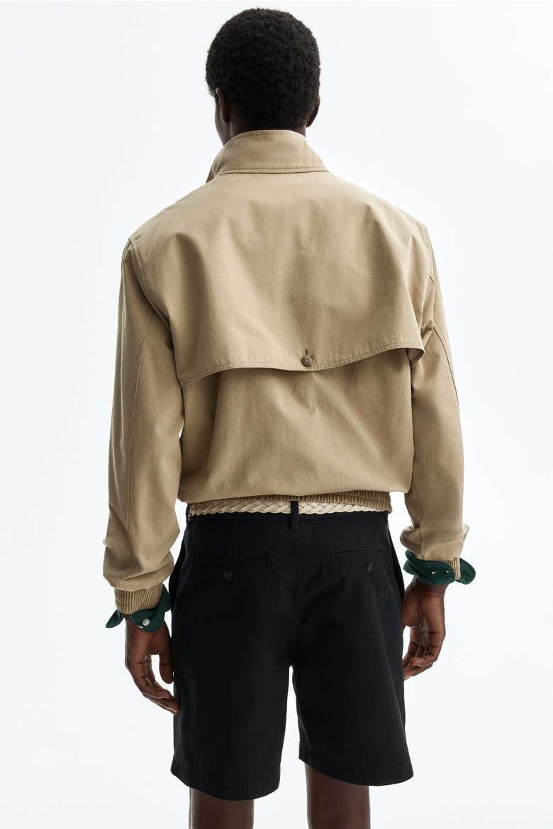 Relaxed Fit Chino Shorts, Alternate, color, Black