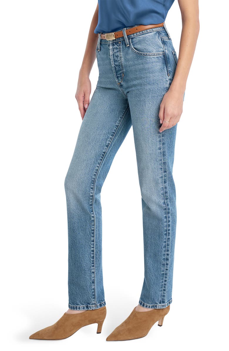 Favorite Daughter The Jen Straight Leg Jeans, Alternate, color, Haines