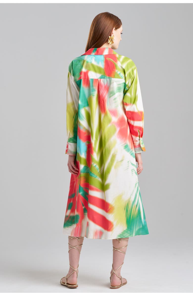 Natori USAMI Oversized Shirt Dress, Alternate, color, Multi