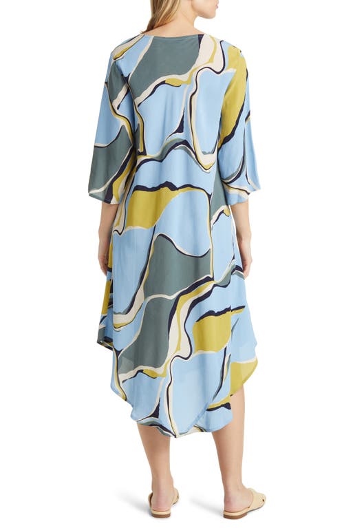 Masai Copenhagen Nora Print Long Sleeve A-line Dress