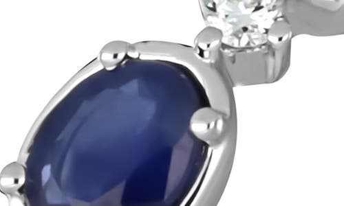 Bony Levy El Mar 18k White Gold Sapphire & Diamond Stackable Ring In Metallic
