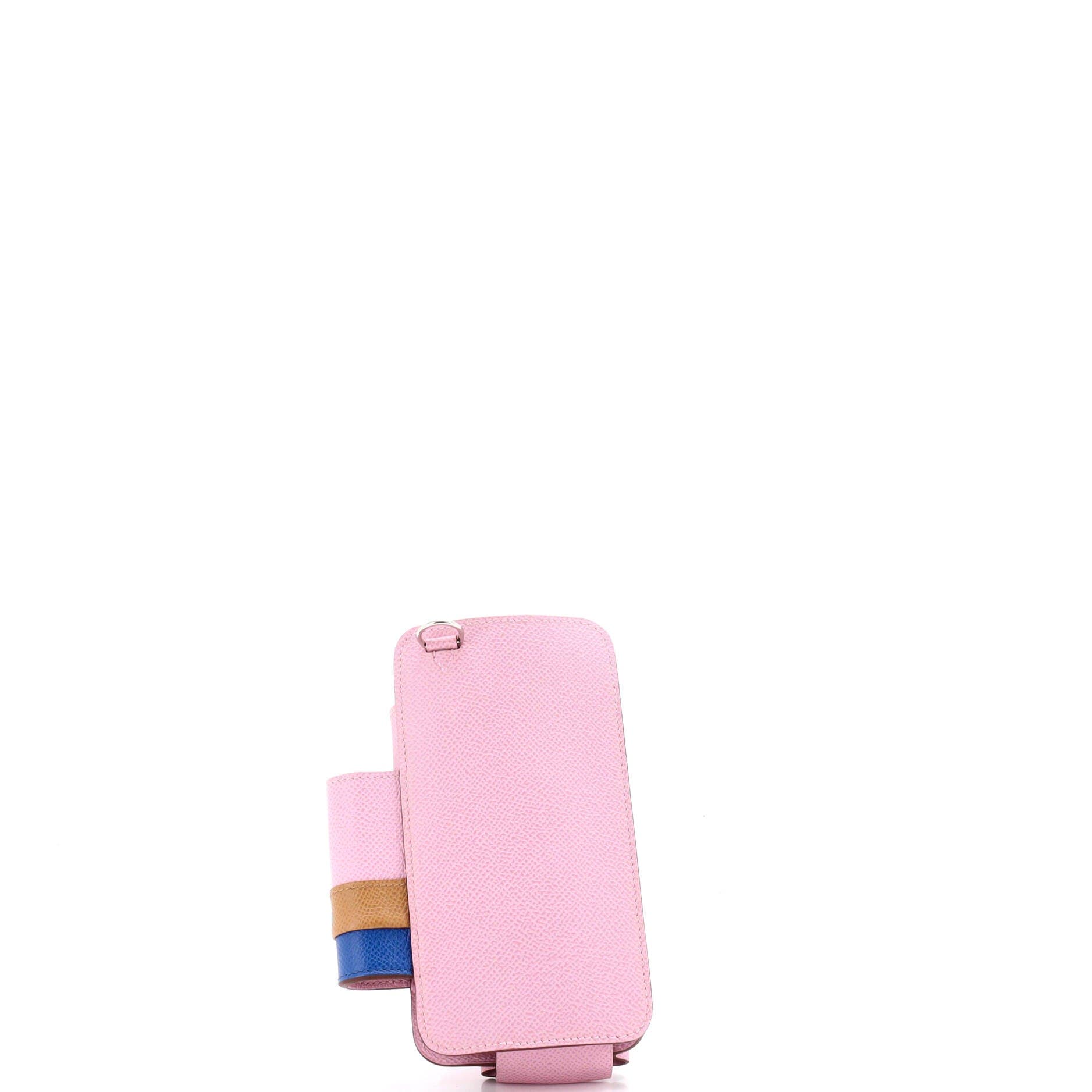 Hermesway Phone Case Crossbody Bag Epsom, Alternate, color, Pink