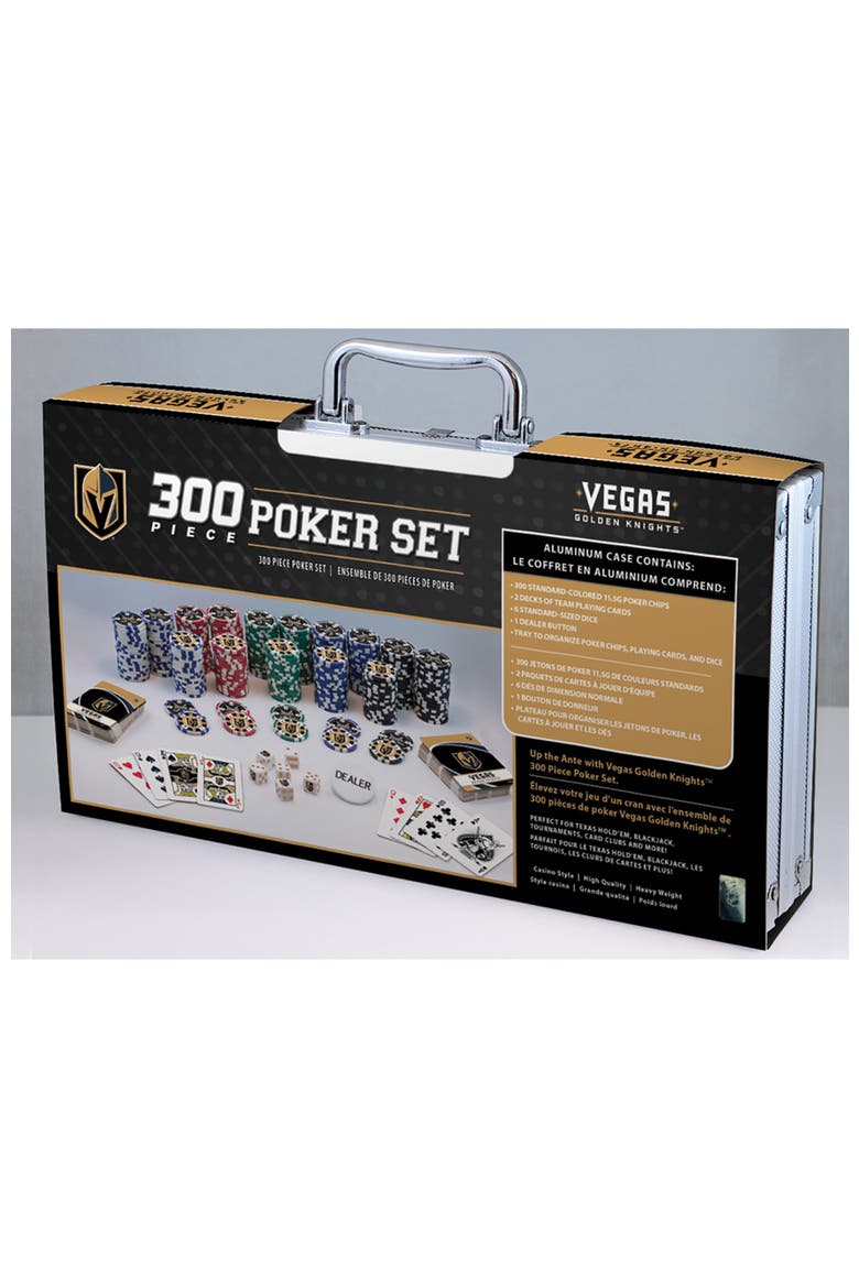 Vegas Golden Knights 300 Piece Poker Set, Alternate, color, Multicolor
