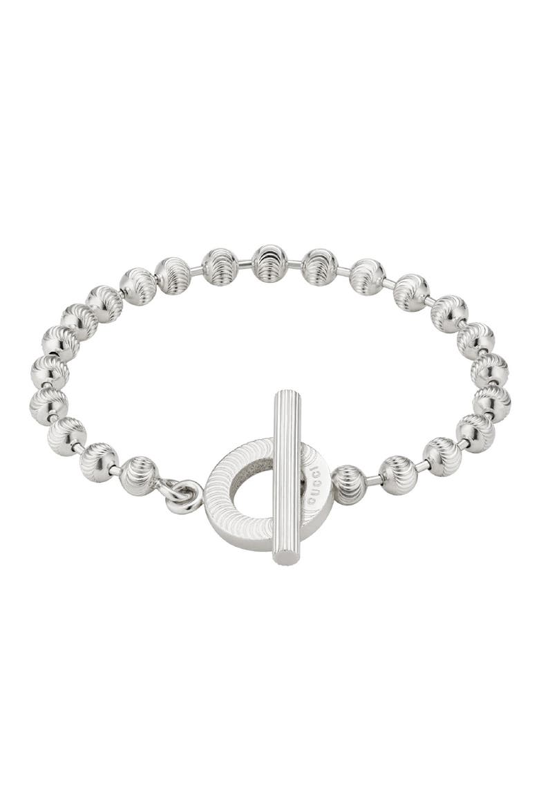 Boule Toggle Bracelet, Main, color, STERLING SILVER